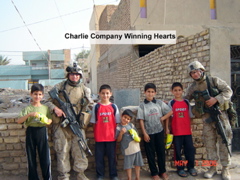 Charlie Company winning hearts_s