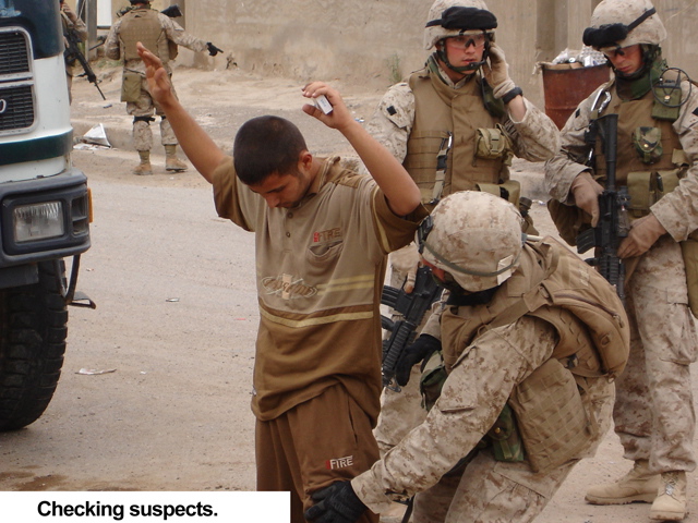 Checking suspects